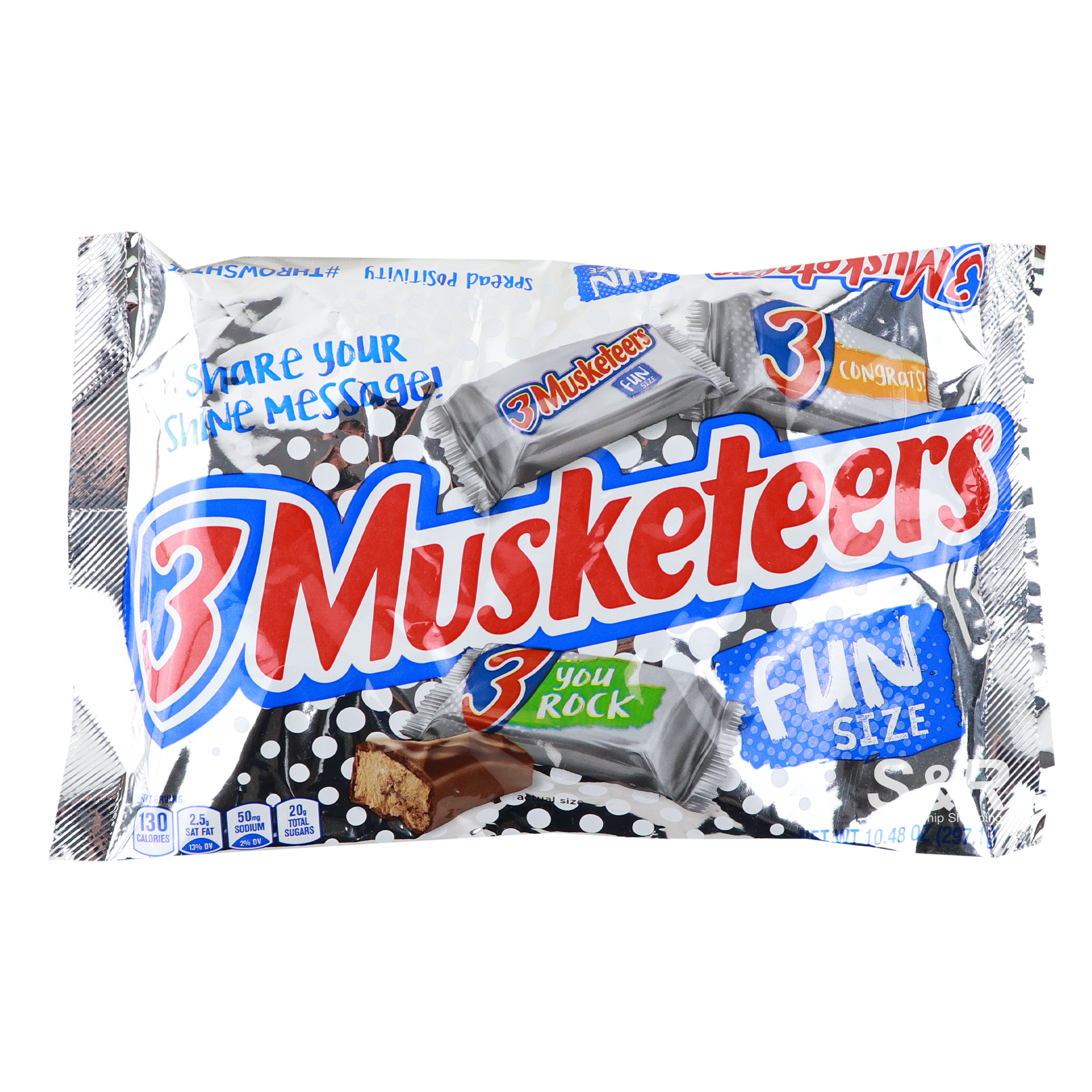 3 Musketeers Fun Size Chocolate Snack 297.1g